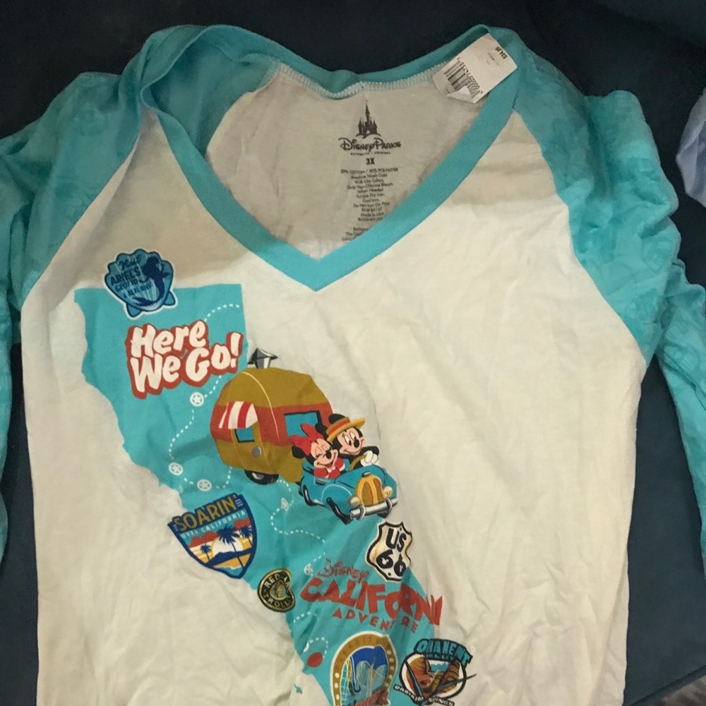 Disney California raglan